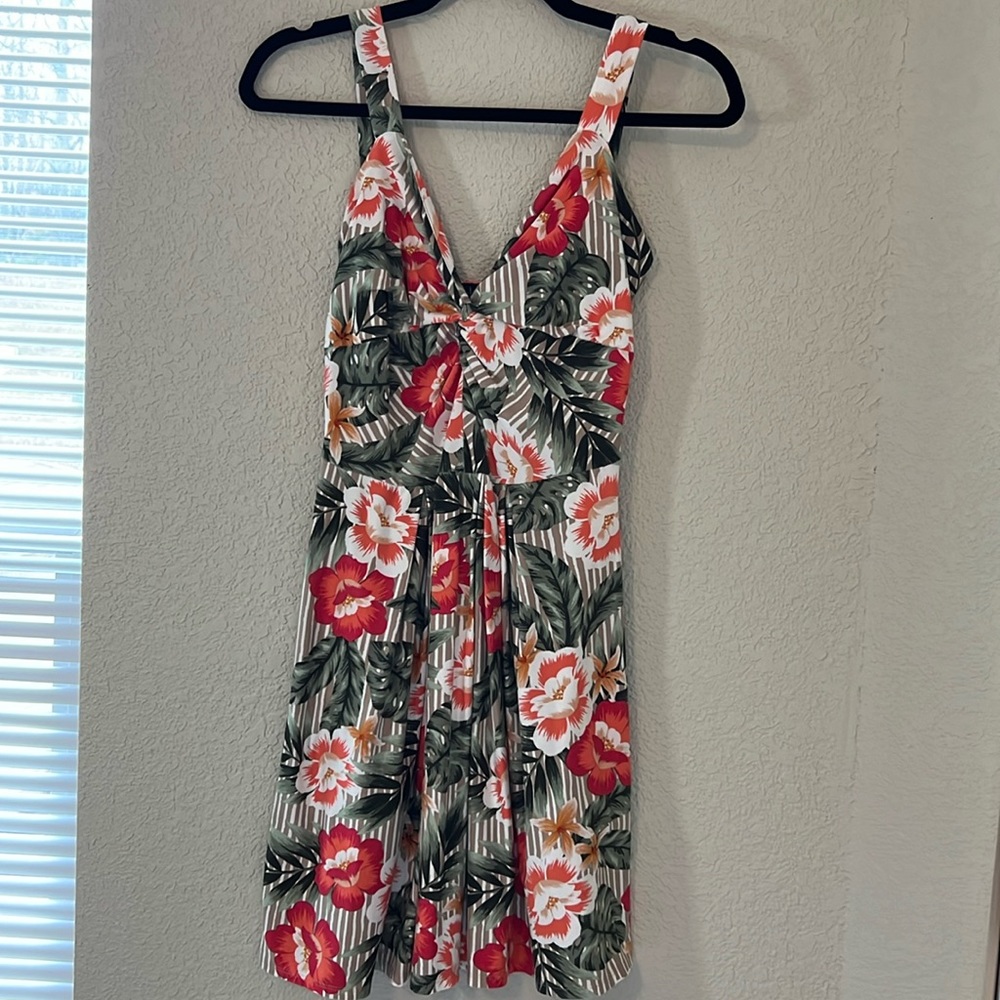 Tropical Floral Summer Dress